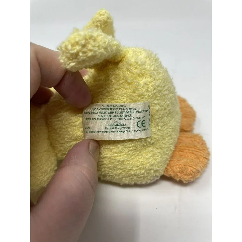 Rare Vintage 1998 Bath & Body Works Scrubby Buddies Beaker The Duck